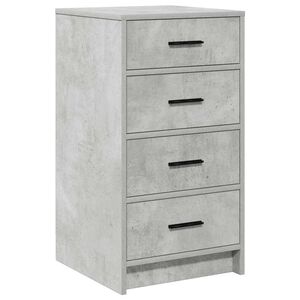 vidaXL Sideboard Concrete grey 40 x 41 x 75 cm Engineered wood