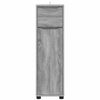 vidaXL Bathroom Cabinet Grey Sonoma 30.5 x 30 x 101 cm Engineered Wood