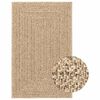 vidaXL Rug ZIZUR 240x340 cm Jute Look Indoor and Outdoor