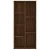 vidaXL Book Cabinet Brown Oak 50x25x106 cm