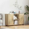 vidaXL Sideboard Sonoma Oak 88.5 x 30.5 x 55.5 cm Engineered Wood
