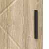 vidaXL Bathroom Cabinet with Storage Sonoma Oak 30 x 35 x 95 cm