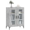 vidaXL Sideboard Concrete Grey 69.5x34x90 cm Engineered Wood