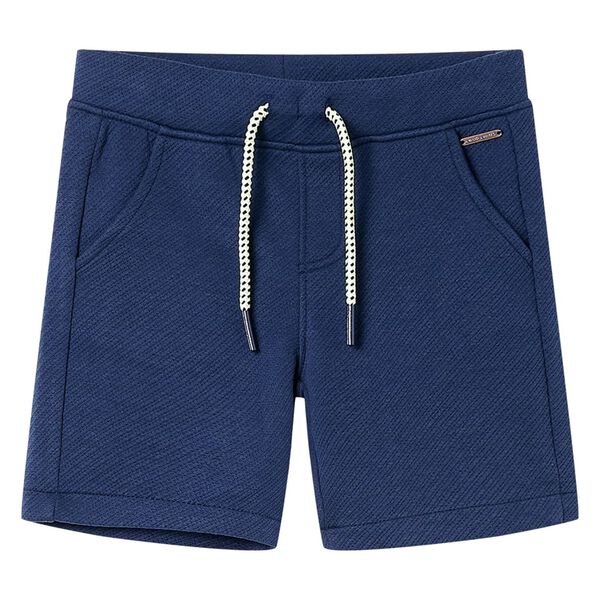 Kids' Shorts with Drawstring Dark Blue 128