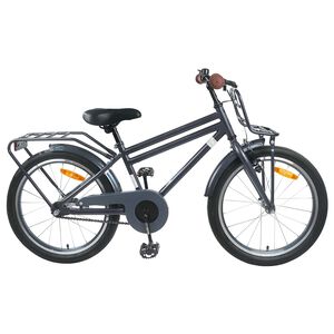 vidaXL Kids Bike 18'' for 5-7 Years Old Dark Grey