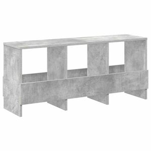 vidaXL Magazine Rack Concrete Grey 102 x 30 x 45 cm
