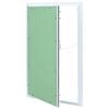 vidaXL Access Panel Green and Silver 55 x 75 cm