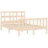 vidaXL Bed Frame without Mattress Small Double Solid Wood Pine