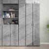 vidaXL Highboard Concrete Grey 30x42.5x185 cm Engineered Wood