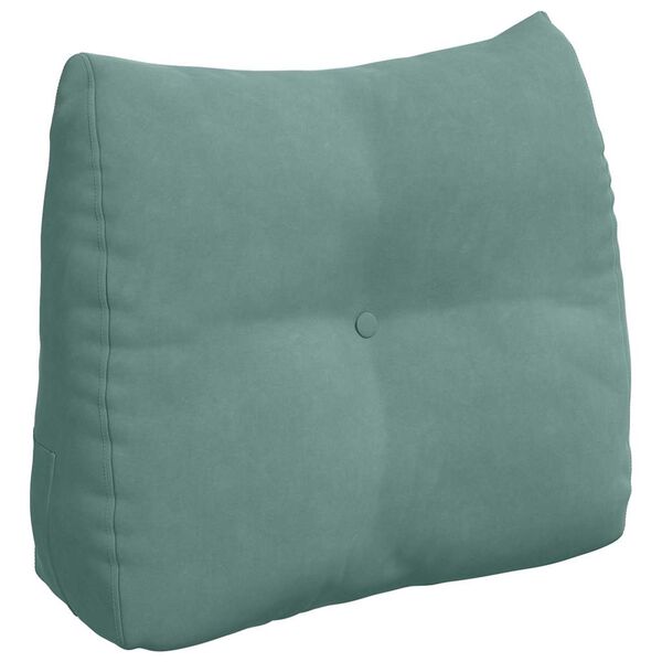 vidaXL Back Pillow Sea Green 60 x 24 x 50 cm Velvet