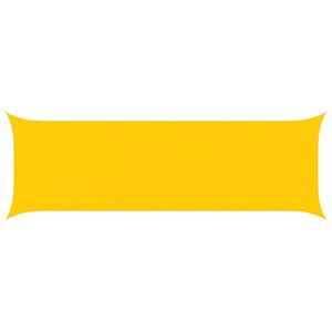 vidaXL Sun Shade Sail Yellow 6 x 2 m 100% Polyester Oxford
