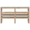 vidaXL Headboard with Shelves 120 cm Solid Wood Pine