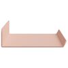 vidaXL Floating Shelf Wall-mounted 3 pcs Pink 40 x 9 x 2.5 cm Steel