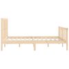 vidaXL Bed Frame without Mattress 140x200 cm Solid Wood