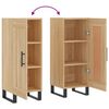 vidaXL Sideboard Sonoma Oak 34.5x34x90 cm Engineered Wood
