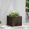 vidaXL Garden Raised Bed PP Mocha 43x43x35 cm