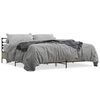 vidaXL Bed Frame without Mattress Sonoma Oak 180x200 cm Super King