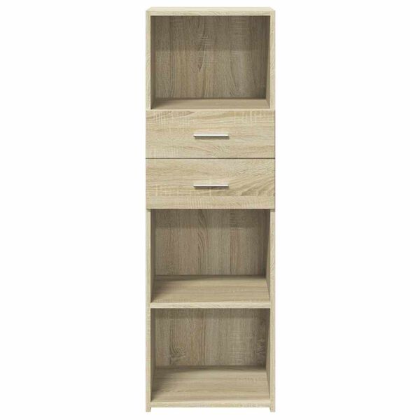 vidaXL Highboard Sonoma Oak 40x42.5x124 cm Engineered Wood