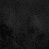 vidaXL Faux Rabbit Fur Rug Olite Black 100 x 200 cm Polyester