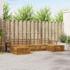 vidaXL Sofa Sets 6 pcs Natural Solid Acacia Wood