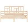 vidaXL Bed Frame without Mattress 160x200 cm Solid Wood