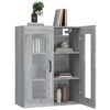 vidaXL Hanging Wall Cabinet Grey Sonoma 69.5x34x90 cm
