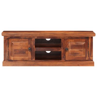 vidaXL TV Cabinet with Doors 112x30x40 cm Solid Wood Acacia