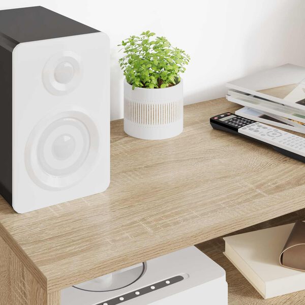 vidaXL TV Cabinet Sonoma Oak 60 x 35 x 40 cm Engineered Wood