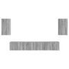 vidaXL TV Cabinet Set Wall-mounted 5 pcs Grey Sonoma Engineered Wood