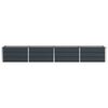 vidaXL Planter Anthracite 320 x 80 x 45 cm Steel