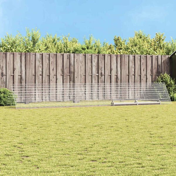 vidaXL Chicken Cage Silver 650 x 100 x 85 cm Galvanised Steel