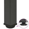vidaXL Console Table Legs 4 pcs Anthracite 72-74 cm Steel