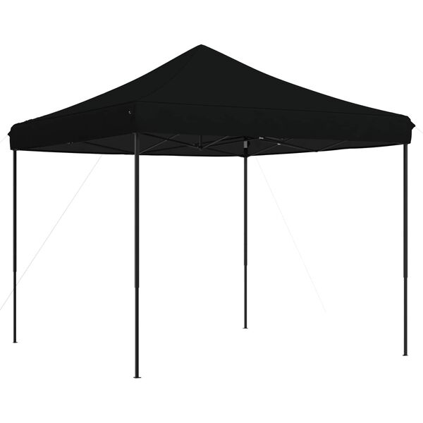 vidaXL Party Tent Folding Black 292 x 292 x 315 cm Oxford Fabric