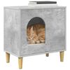 vidaXL Cat House Concerte 51 x 30 x 52 cm Engineered Wood