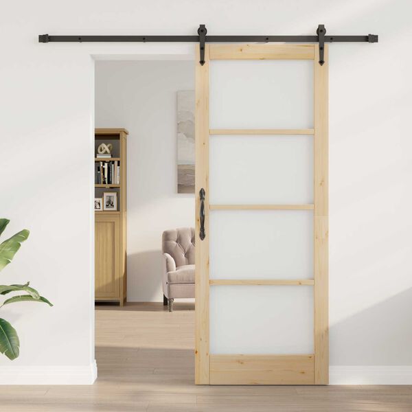 vidaXL Sliding Door ORKDAL Natural 83 x 211 cm