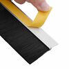 vidaXL Self-adhesive Door Brush Seals 6 pcs Silver 100 cm