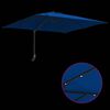 vidaXL Garden Parasol Azurblau 248.5 x 247.5 x 160 cm