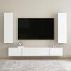 vidaXL TV Cabinet White 30.5x30x110 cm Engineered Wood