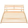 vidaXL Slatted Bed without Mattress Base Adjustable Head 90x200cm