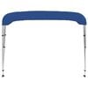 vidaXL 3 Bow Bimini Top Blue 183x140x137 cm