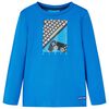 Kids' T-shirt with Long Sleeves Cobalt Blue 140