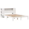 vidaXL Bookcase Bed without Mattress White 140x190cm Solid Wood Pine