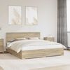 vidaXL Bed Frame with Drawer Sonoma Oak 180 x 200 cm Engineered Wood