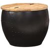vidaXL Coffee Table Round 53x43 cm Solid Mango Wood