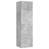 vidaXL TV Cabinet Concrete Grey 30,5x30x110 cm Engineered Wood