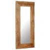 vidaXL Cosmetic Mirror 50x110 cm Solid Acacia Wood