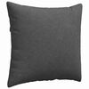 vidaXL Sofa Pillows 2 pcs Dark Grey 45 x 45 cm Corduroy Fabric