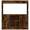 vidaXL Highboard Smoked Oak 92x33x100 cm Engineered Wood
