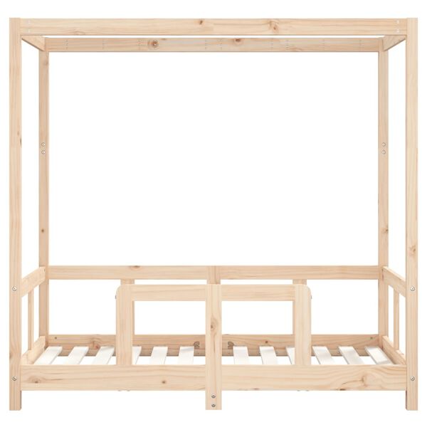 vidaXL Kids Bed Frame 70x140 cm Solid Wood Pine