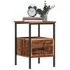 vidaXL Bedside Cabinets 2 pcs Old Wood 34x36x50 cm Engineered Wood